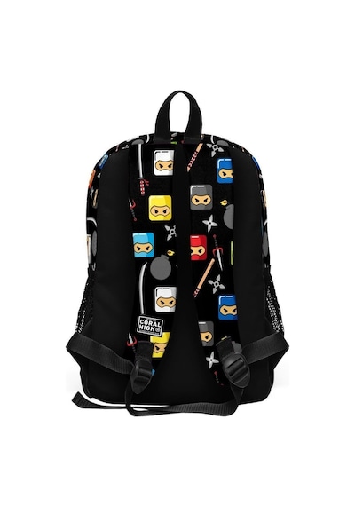 Kids Siyah Ninja Desenli 3 Lü Okul Çanta Seti Set0123473
