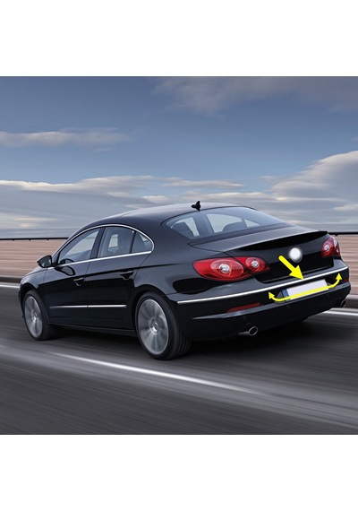 Vw Passat Cc 2009-2012 Arka Tampon Orta Çıtası Kromaj 3c8807443a