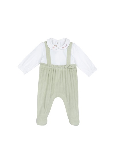 Chicco Kız Bebek Paça İçinden Açılan Tulum 09101284000000 000051 Yeşil