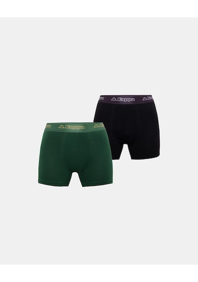 Kappa Logo Kabox 2 Erkek Siyah Gri Regular Boxer Gri - Siyah
