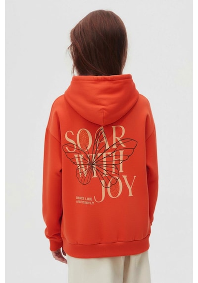 Xo Kids Kız Çocuk Sweatşirt 8-14 Yaş 39321 Kiremit