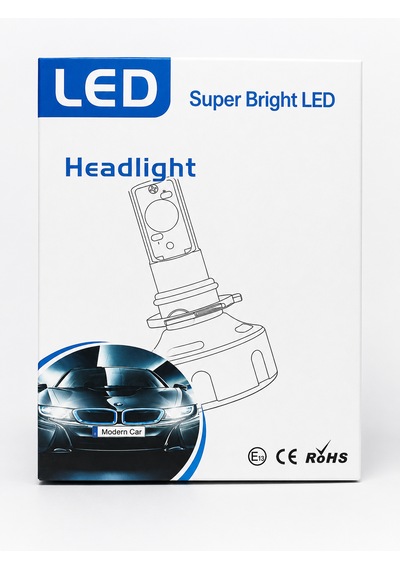 9006 Soket Girişli Beyinli Led Xenon Far Ampulü 6500k Beyaz Işık 12v