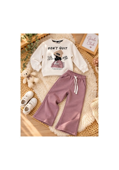 Uğur Bebe %100 Pamuk 3 İplik Şardonsuz Kız Çocuk Eşofman Takımı Vizon Renk İspanyol Paça Alt Rahat Spor Set, Günlük Şık Kombin Ekru Vizon Ekru Vizon Uğur Bebe %100 Pamuk 3 İplik Şardonsuz Kız Çocuk Eşofman Takımı Vizon Renk İspanyol Paça Alt Rahat Spor Set, Günlük Şık Kombin Ekru Vizon Ekru Vizon