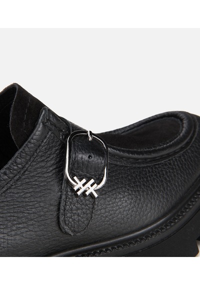 Hotiç Kadın Deri Siyah Toka Detaylı Günlük Loafer 01ayh318360a100 01ayh318360a100 Siyah