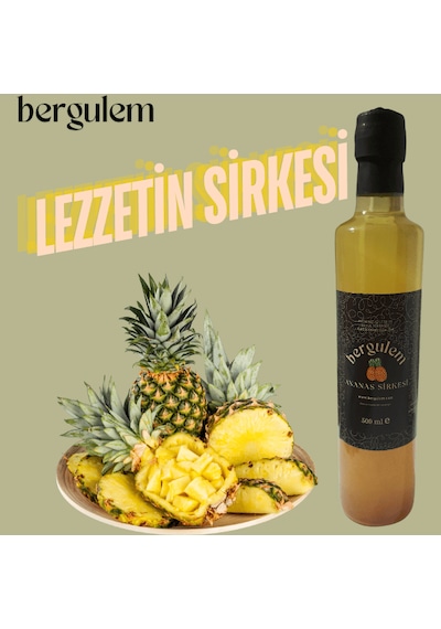 Bergulem Doğal Ananas Sirkesi 500 ML