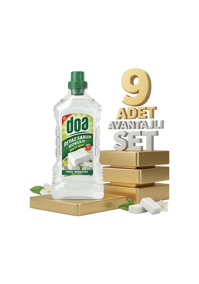 Doa Yüzey Temizleyici Beyaz Sabun 9x2,5 Lt Diğer