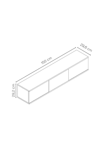 Max 150 Cm Duvara Monte Tv Ünitesi Tv Sehpası Antrasit - Altın Antrasit-antrasit Max 150 Cm Duvara Monte Tv Ünitesi Tv Sehpası Antrasit - Altın Antrasit-antrasit