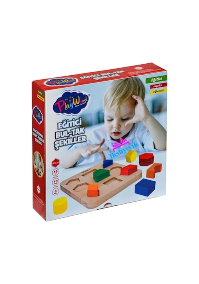 Mey İthalat Ahşap Eğitici Bul Tak Şekiller-389