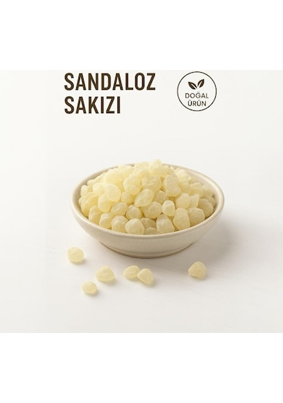 Sultanbahçe Sandaloz Sakızı 100 Gr + Akasya Gamı Arap Zamkı 100 Gr Doğal Reçine Seti