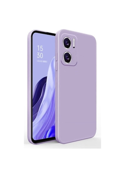 Xiaomi Redmi Note 11e Kılıf Premier Slikon Kamera Korumalı + Ekran Koruyucu Nano lila