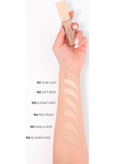 Alix Avien Kalıcı Nemlendirici Hücre Onarıcı Leke Karşıtı Kapatıcı Supreme Cover Concealer 903 Elegant Ivory