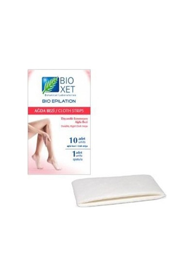 Bioder Bioxet Ağda Bezi 10'lu + Spatula 1 Adet