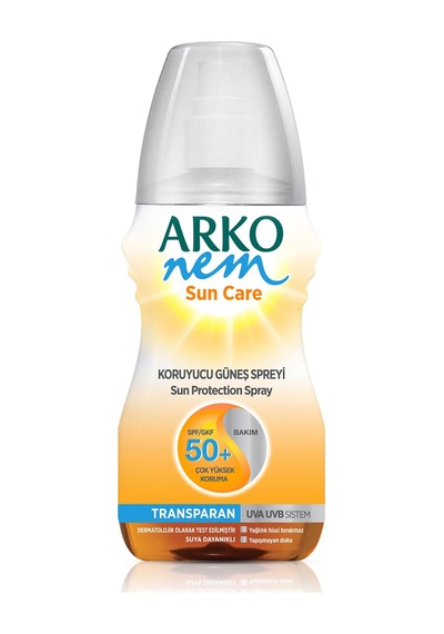 Arko SPF50+ Nem Bakım Transparan Güneş Spreyi 150 ML