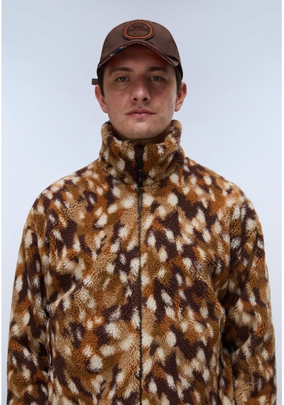Napapijri T-fleece Fz Erkek Polar-33981 Kahverengi