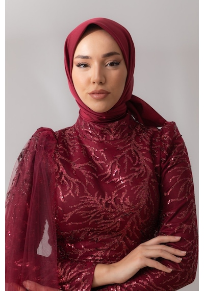 Silk Home Twill Eşarp 11343-44 Bordo