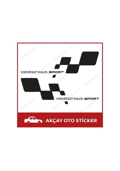 Chevrolet Kalos Sport Sticker Kalos Sticker Chevrolet Oto Sticker