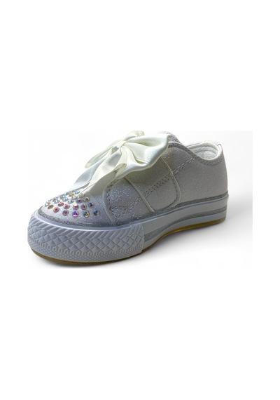 Tuğba Ortopedi 1210 Kız Çocuk Okul Öncesi Kurdele Işıklı Sneaker Sedef