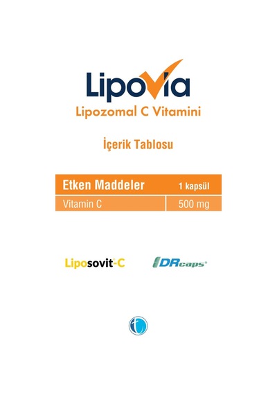 Lipovia Lipozomal Vitamin C Kapsül 30Lu