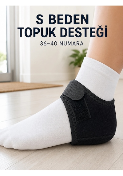 Mey İthalat Topuk Koruyucu Destek Çorabı S Beden 36-40 Numara Cırtlı Esnek Tasarım Diğer