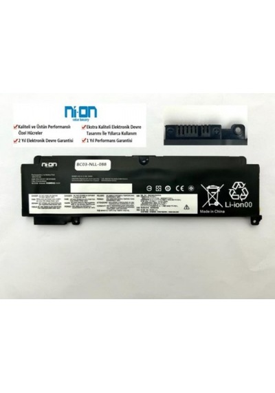 Nion Lenovo Thinkpad T460s Uyumlu Notebook Batarya - Pil