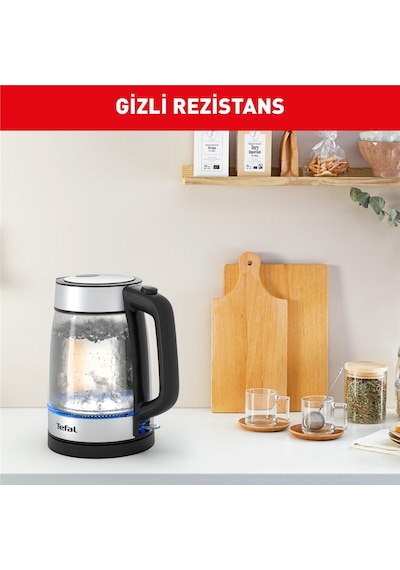 Tefal Işıklı Cam 1.7 LT 2000 W Kettle
