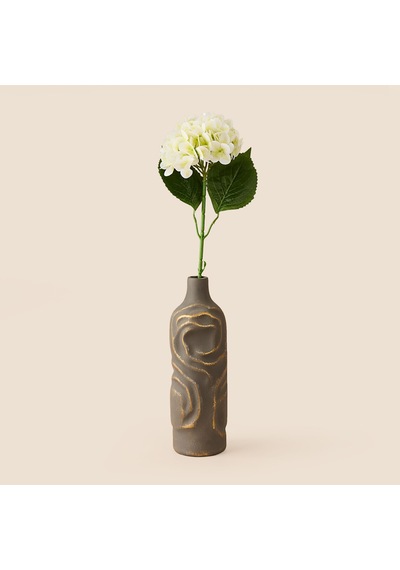 Deco Ortanca Yapay Dal Çiçek - Beyaz - 66 Cm Çok Renkli