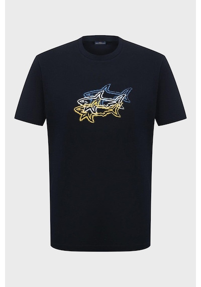 Paul & Shark Erkek T Shirt 24411041 013 Lacivert Lacivert