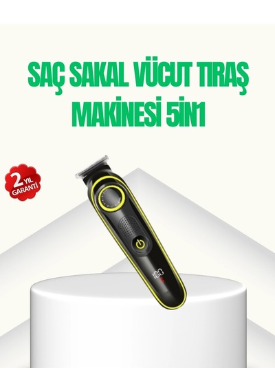 5-in-1 Saç Ve Sakal Şekillendirici Erkek Bakım Seti 1.5 Saat