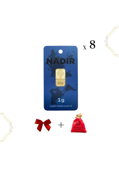 Nadir 8 Adet 1 Gr 24 Ayar Altın