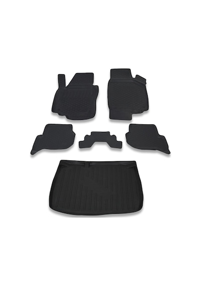 Seat Leon Hb Ince Stepne 2006-2012 Paspas Ve Bagaj Havuzu Seti Siyah