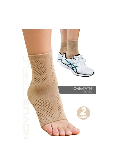 2'li Ortopedik Spor Ayak Bilekliği Unisex Spor Antrenman Gym Koşu Fitness Ayak Bileği Koruyucu