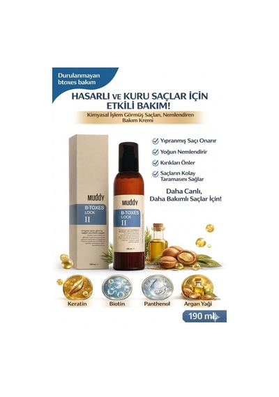 Muddy B-TOXES Lock 2 Keratin Sabitleyici 190 ML