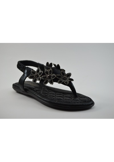 Beety Ts-402 Siyah Kadın Sandalet Siyah
