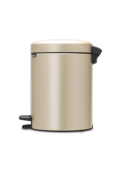 Tr Çöp Kovası, Çelik, Metalik Altın, 5 L