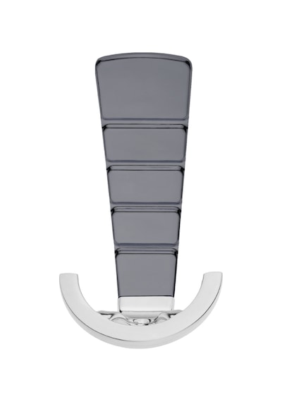 Tivist Lüks Portmanto Askı, Metal, Vestiyer Askı, 200 Gr, Dolap Askılık, Duvar Askılığı, Krom Füme Vidalı
