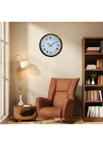 Büro Ev Ofis Hediyesi İçin 52cm Golden Aurelia Desen Duvar Saati Diğer