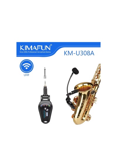 Kimafun Saksafon Ve Trompet Uhf Wireless Mikrofonu Km U308a