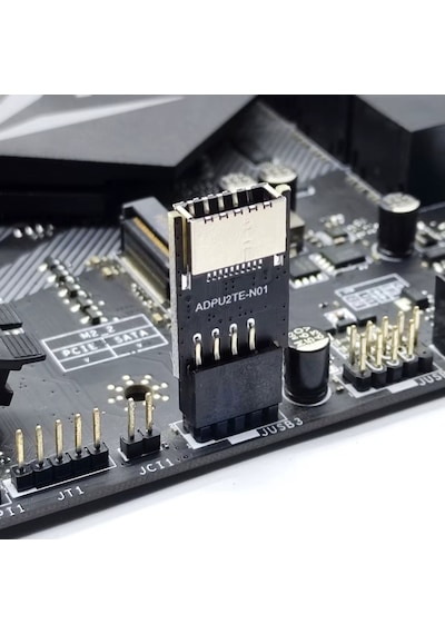 Alfais 4936 Usb 2.0 9 Pin - Type-e Anakart Çevirici Dönüştürücü
