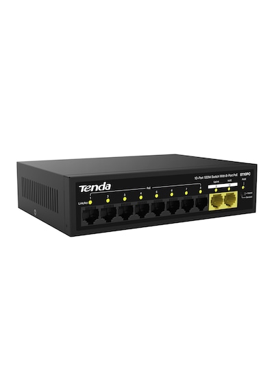 S110gpc 10-port 1000m Lite Poe Switch 8-port Poe Tdrtr