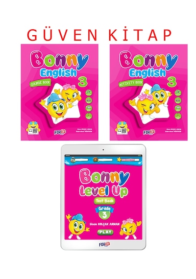 Bonny English 3.sınıf Activity- Course-test Book Seti