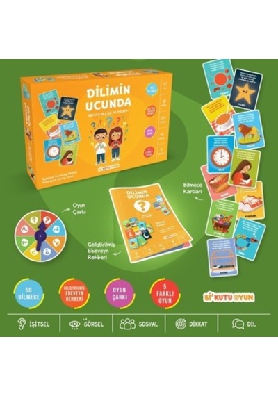 Bilmecelerle İlk Kelimelerim - 5 Farklı Oyun Seti