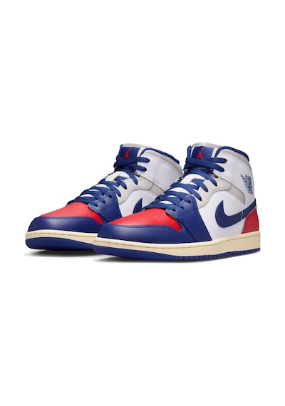 Nike Air Jordan 1 Mid Erkek Basketbol Ayakkabısı Dq8426-102 Çok Renkli