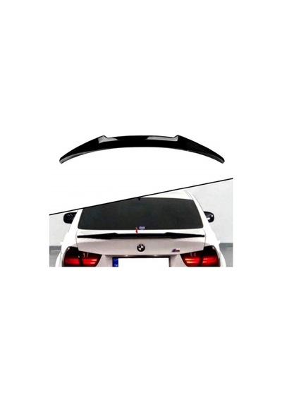 Bmw E90 Palstik Parlak Siyah Boyalı M4 Spoiler