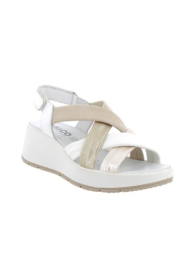 Bianco Platino Sandalet Kadın Diğer 1163199 Igı&co Dcr 11631 Fodera Capra Beyaz