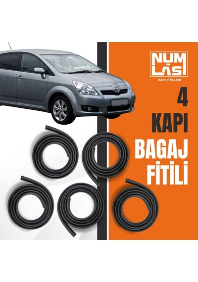 Toyota Verso 2001-2009 4 Kapı + Bagaj Fitili-a Kalite-numlas-nm5561