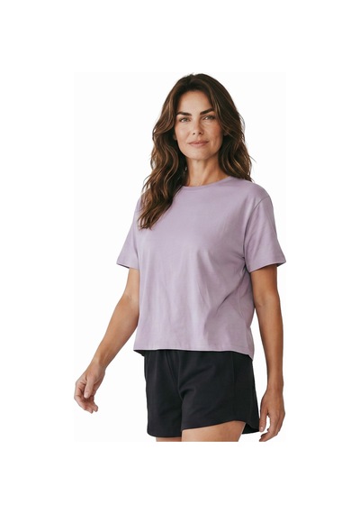Sportive Lysa Kadın Lila Günlük Stil T-shirt 26yk0027-lıl Pembe