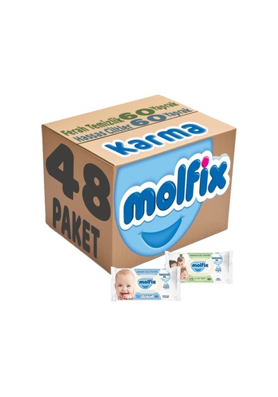 Molfix Izotonik Karma Islak Havlu Mendil 48'Li Set