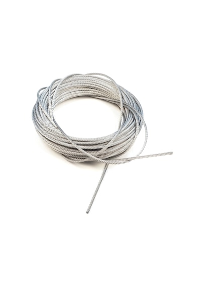 10 Metre 7x7 Çelik Tel Halat Cam Kriko Tamir Kablosu Çap:1.6 Mm Standart