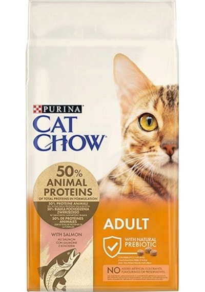 Purina Cat Chow Somonlu ve Ton Balıklı Yetişkin Kedi Maması  15 KG