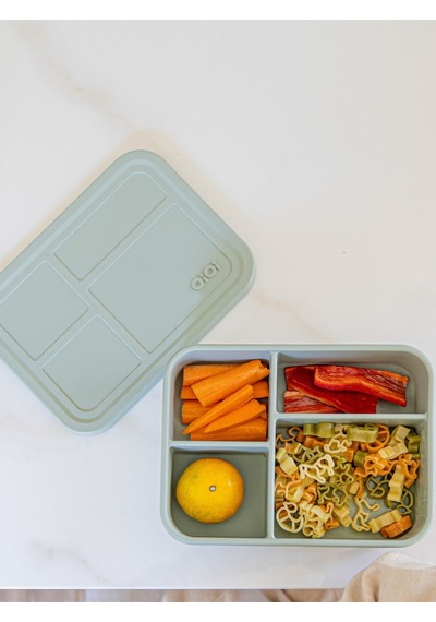 Silikon Beslenme Kutusu Bento - Misty Lilac